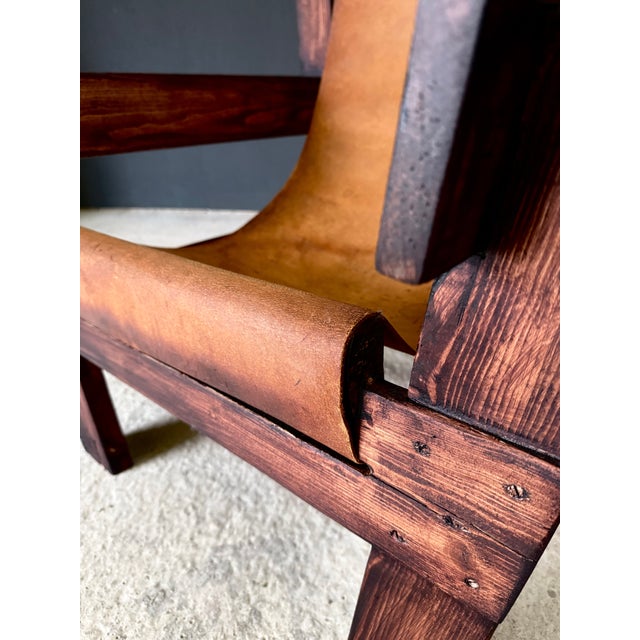 Mid-Century Handcrafted Beach Sling Lounge Chair, Netherlands, 1960s For Sale - Image 11 of 18