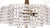 Antique Brass Lead Crystal Three-Light Chandelier, 1930s For Sale - Image 9 of 11