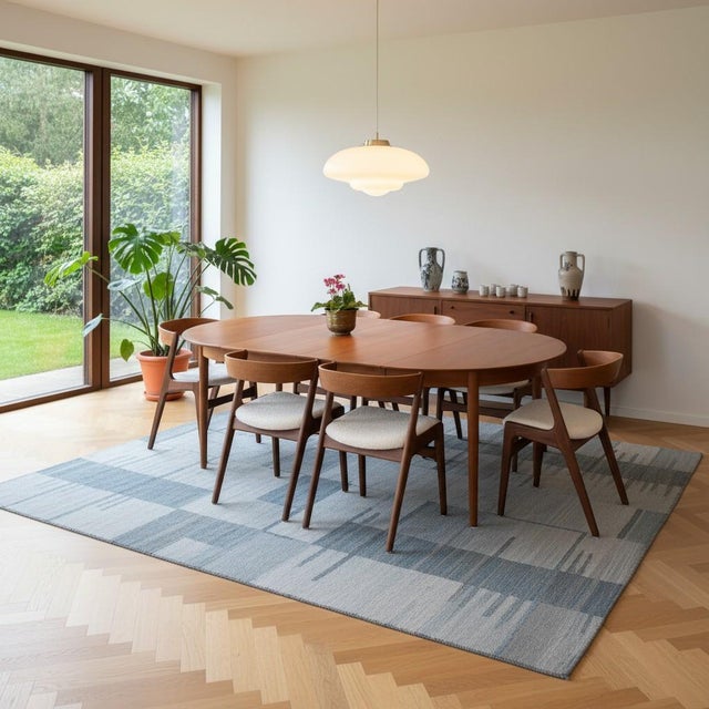 Danish Fire Chair in Teak and Light Bouclé Fabric, 1960s For Sale - Image 12 of 18