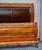 Legacy Pine Upholstered Sleigh Bed Carved and Inlaid Ornate Queen Frame For Sale - Image 12 of 18