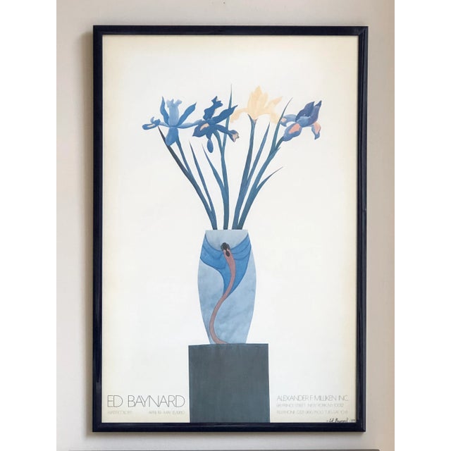 1980 Ed Baynard Watercolors Exhibition Lithograph -- Framed For Sale - Image 13 of 13