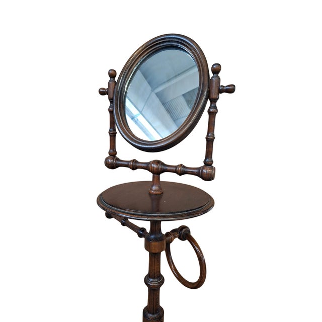 Beech Bathroom Floor Lamp, 1980s For Sale - Image 3 of 13