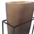 Bronze Euler Vase with Black Iron Stand- Tall For Sale In Chicago - Image 6 of 11