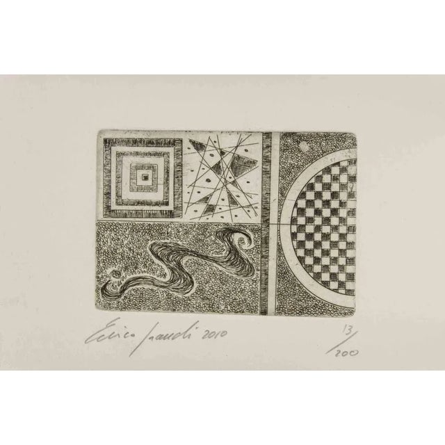 Etching realized by Fausto Maria Franchi in 2010. Edition of 13/200. Hand signed and numbered in pencil. Excellent...