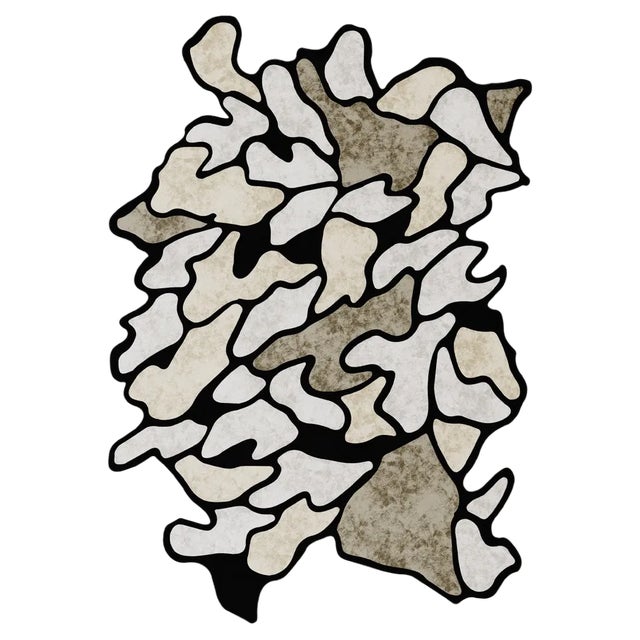 Tapis Shaped #40 Modern Eclectic Rug by TAPIS Studio, 2010s For Sale