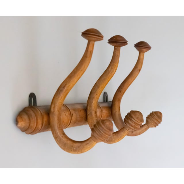 Antique French Faux Bamboo Bentwood Coat & Hat Rack For Sale - Image 9 of 9