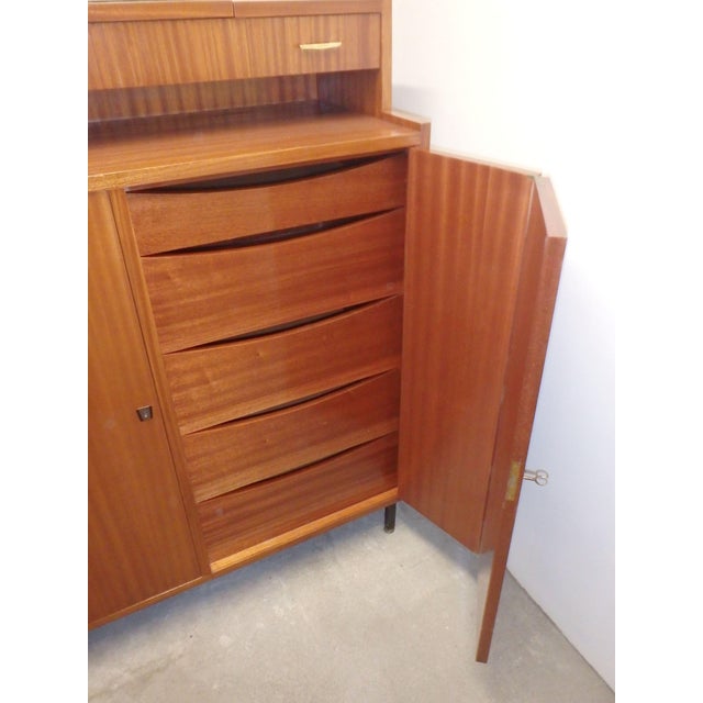 Large Chest of Drawers with Mirror, 1950s For Sale - Image 9 of 16