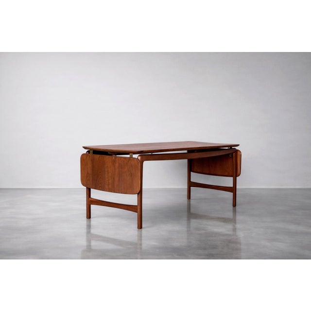 1950s Mid-Century Danish Modern Model FD 15/54 Coffee Table in Teak by Hvidt & Mølgaard-Nielsen for France & Daverkosen, 1950s For Sale - Image 5 of 16