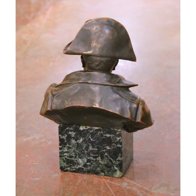 Early 20th Century Early 20th Century Bronze Bust of Napoleon Bonaparte by Raphael Nannini For Sale - Image 5 of 10