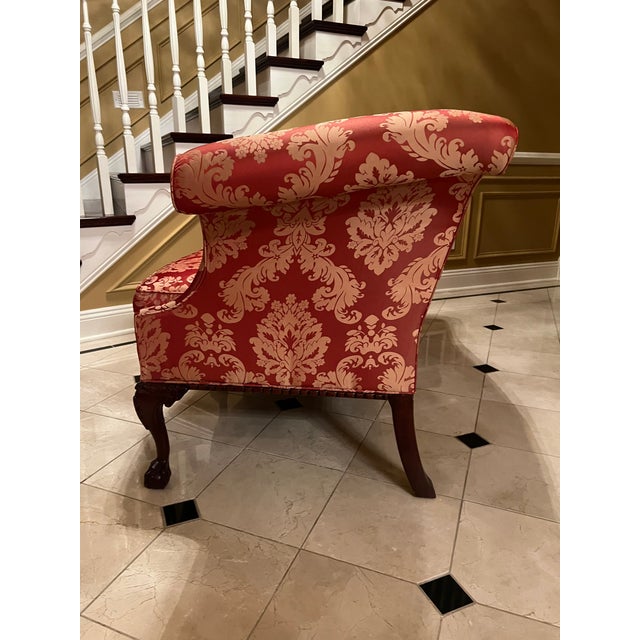 Red 2017 Custom Upholstered Loveseat Sofa by Southwood For Sale - Image 8 of 11