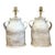 Vintage Biomorphic Double Handled Studio Pottery Lamps - a Pair For Sale