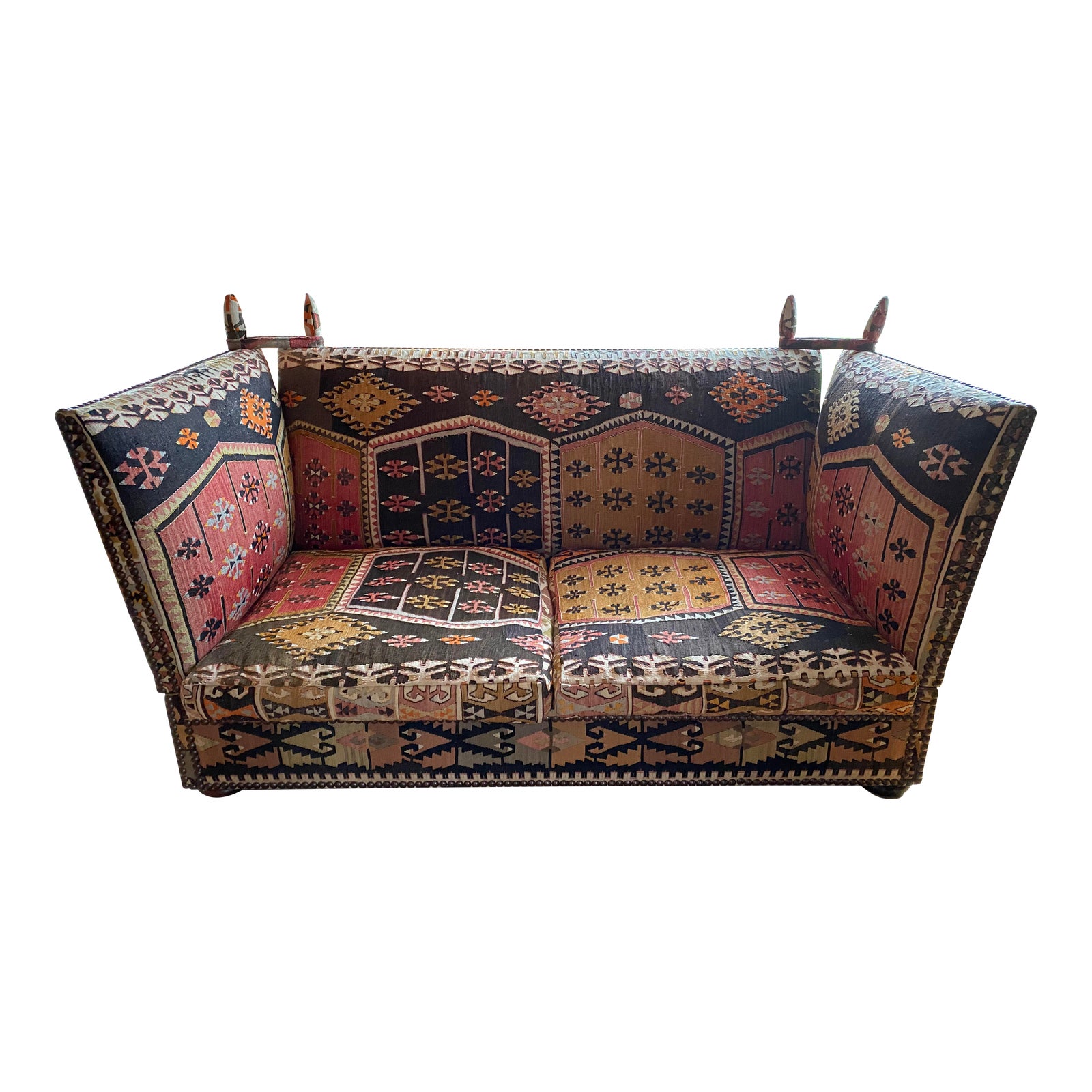 Smith Tiplady Knole Sofa in Kilim Fabric Chairish