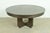 Christian Liaigre Style Modern Oak Pedestal Extension Dining Table For Sale - Image 13 of 13