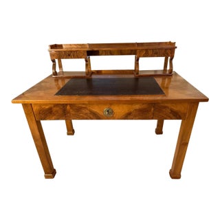 Early 18th Century Biedermeier Writing Desk With a Working Lock For Sale