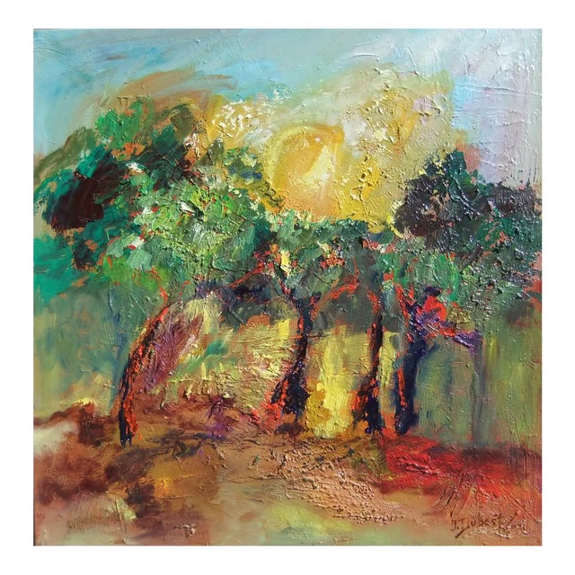 French Contemporary Art, Josette Dubost, Inonde De Soleil, 2019 For Sale