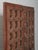 Decorative Carved Wooden Door on Iron Stand For Sale - Image 4 of 6