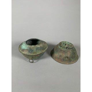 Bronze Offering Steamer, Han Dynasty, 206 BC-220 AD, Chinese Archaeology For Sale