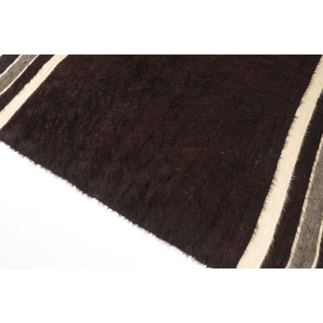 Textile Vintage Angora Wool Kilim Rug For Sale - Image 7 of 10