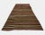 Vintage striped hand woven Kilim rug from Afyon region of Turkey. Approximately 50-60 years old. In very good condition