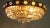 24 Carat Gold-Plated Brass & Lead Crystal Chandelier from Sölken Leuchten For Sale - Image 9 of 10