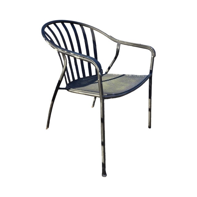 Wrought Iron Octagon Table amd 4 Chairs Made by Woodard's Valencia Collection Perfect for Dining alfresco on any deck,...