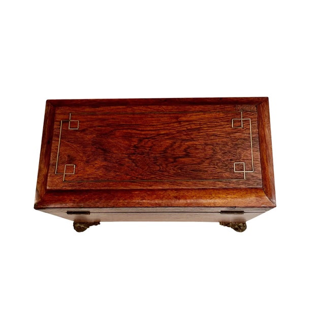 Early 19th Century Regency Tea Caddy For Sale - Image 4 of 10