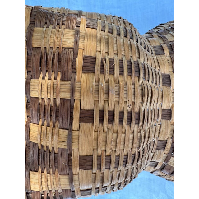 Welch 1980s Agnes Welch Woven Cherokee Basket - Signed and Dated For Sale - Image 4 of 9
