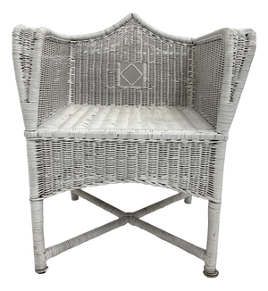 Vienna Secession Wicker Armchair, Austria, 1905
