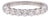 Tiffany & Co. Platinum Forever 7-Stone Half Circle Diamond Band Ring 0.57cts, Size 5.5 For Sale