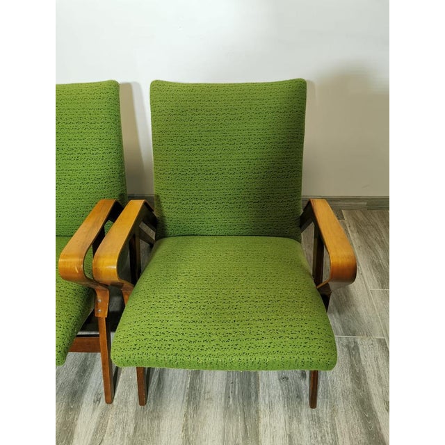 Textile Set of Armchairs by Frantisek Jirak for Tatra, 1960s For Sale - Image 7 of 18