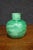 1940s Mid-Century Green Glazed Studio Pottery Vase Signed Margaret Lee Mulick, u.s. Navy, 1948 For Sale - Image 5 of 8