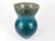 Mid-century French stoneware vase signed Accolay, circa 1960. This sculptural vase features a ribbed body with a waisted...