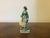 Antique early 19th century Staffordshire pearlware figure of a lady archer. Reminiscent of Jane Austen's novel "Emma"....