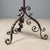 Black Wrought Iron 7-Flame Torchlight For Sale - Image 8 of 9