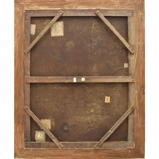 Antique Painting, Oil on Canvas, 19th Century For Sale - Image 7 of 8