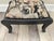 Early 20th Century Antique Early 20th Century Victorian Footstool Black With Cat Tapestry Upholstered Cushion For Sale - Image 5 of 9