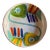 Mid-Century Modern Hand Painted Italian Pottery Serving Bowl by Desimone Circa 1960's For Sale