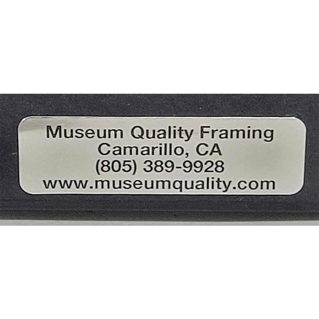 Original Watercolor Exotic Pop Star Woman - Artist Signed "Patricia" - Manner of Patrick Nagel For Sale In Las Vegas - Image 6 of 7