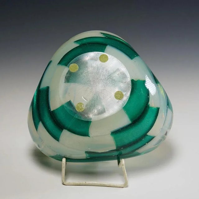 Vintage Murano Pezzato Art Glass Ashtray by Barovier & Toso, 1950s For Sale - Image 9 of 10