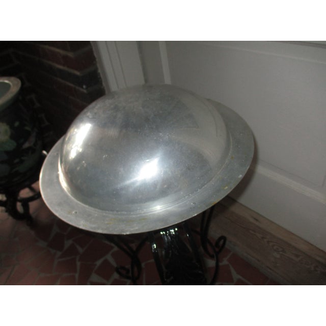 Mid Century French Style Ornate Iron and Metal Bird Bath / Fountain For Sale - Image 9 of 12