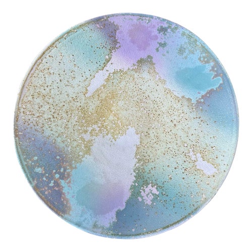 Vintage Tony Evans Huge Abstract Modernist Raku Ceramic Studio Art