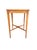 Neoclassical Vintage Neoclassical Mahogany Side Table | Louis XVI Revival Accent Table | Carved Rosettes & Fluted Legs | Circa 1930s–1950s For Sale - Image 3 of 13