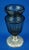 1940s 20th Century Art Nouveau Crystal Vase with 800 Silver Base attributed to the Val Saint Lambert Manufacture, Belgium, 1940s For Sale - Image 5 of 18