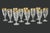 Mid-Century Crystal Glasses in the style of Saint Louis, 1950s, Set of 33 For Sale - Image 10 of 15