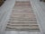 Vintage striped Kilim rug from adana region of turkey.Approximately 45-55 years old.In good condition