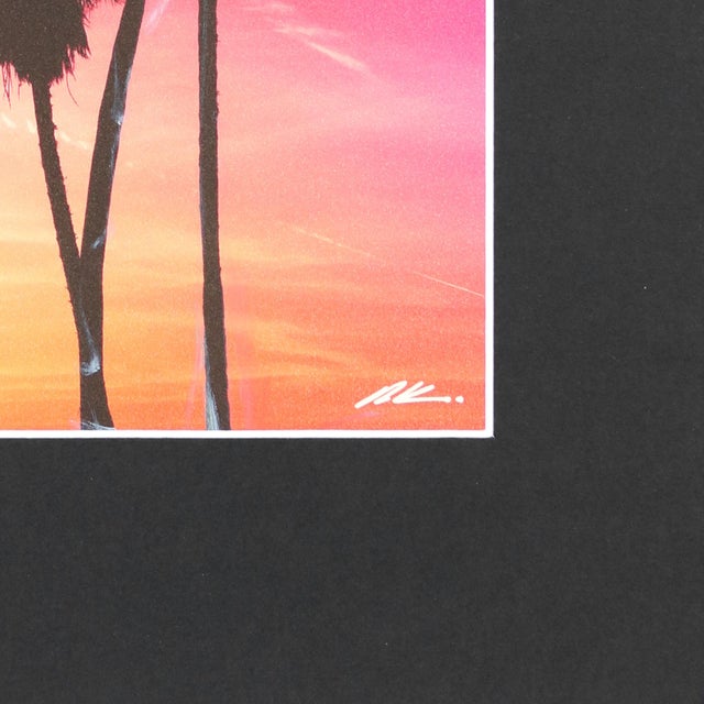 Palms 2 IV - Color Drenched Sunset Still Life Photography Mixed Media Artwork by Pete Kasprzak For Sale In Los Angeles - Image 6 of 6