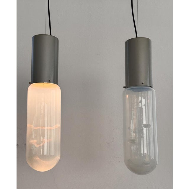 Italian Ata Pendant Lights by Giusto Toso for Leucos, 1970s, Set of 2 For Sale - Image 14 of 18