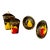 1990s Susan Winget Damask Fruit Kitchenware - Set of 4 For Sale
