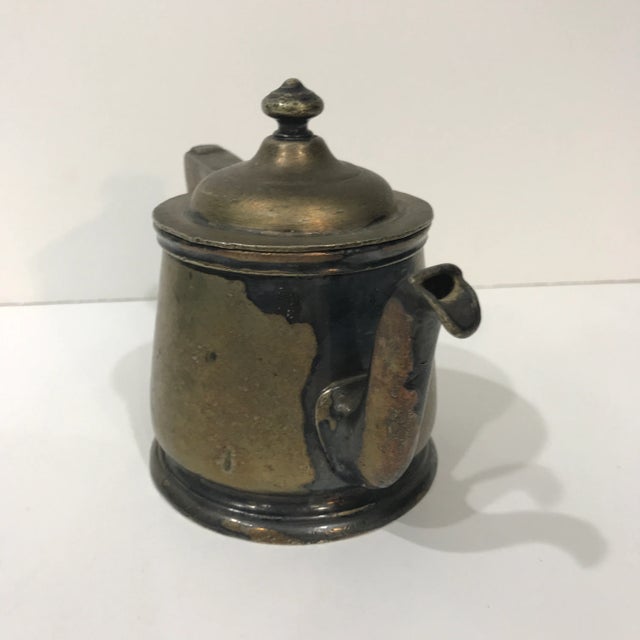 American Mid 20th Century Hotel Hershey Soldered Tea Pot For Sale - Image 3 of 13