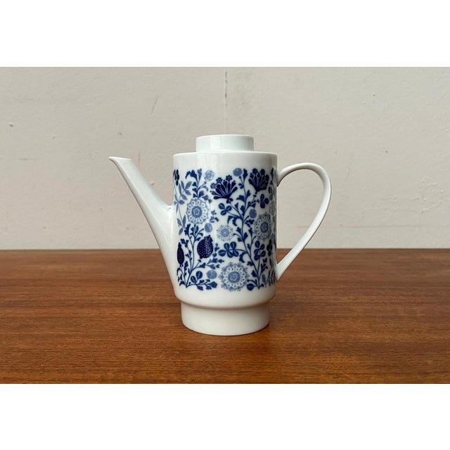 Mid-Century German Ceramic Tea or Coffee Pot Series Hamburg Form 20 Decor Blumenspiel by Lieselotte Kantner for Melitta, 1960s For Sale - Image 12 of 18